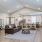 Resident clubhouse with furniture and kitchen